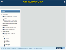 Tablet Screenshot of banditforum.de